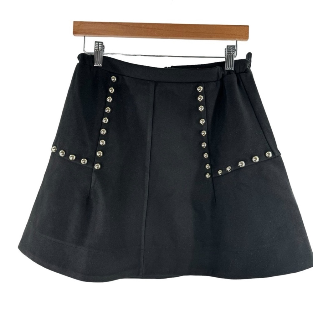 Tuckernuck Black Mini Skirt with Silver Details - Picture 9 of 10